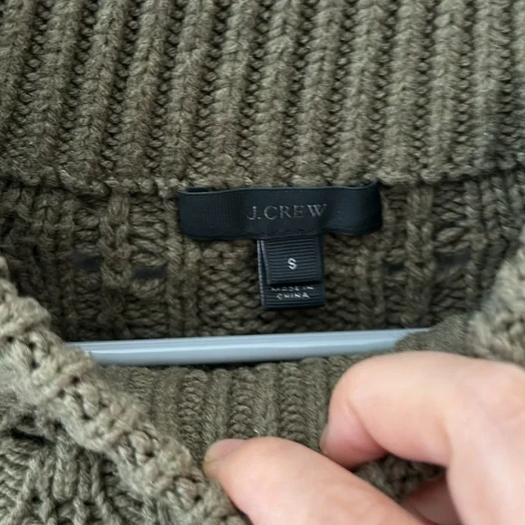 J crew Mockneck Cable-Knit Sweater.‎ Size S - Picture 5 of 9